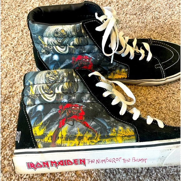 IRON MAIDEN ハイカットスニーカー vans VANS SK8-HI x IRON MAIDEN 